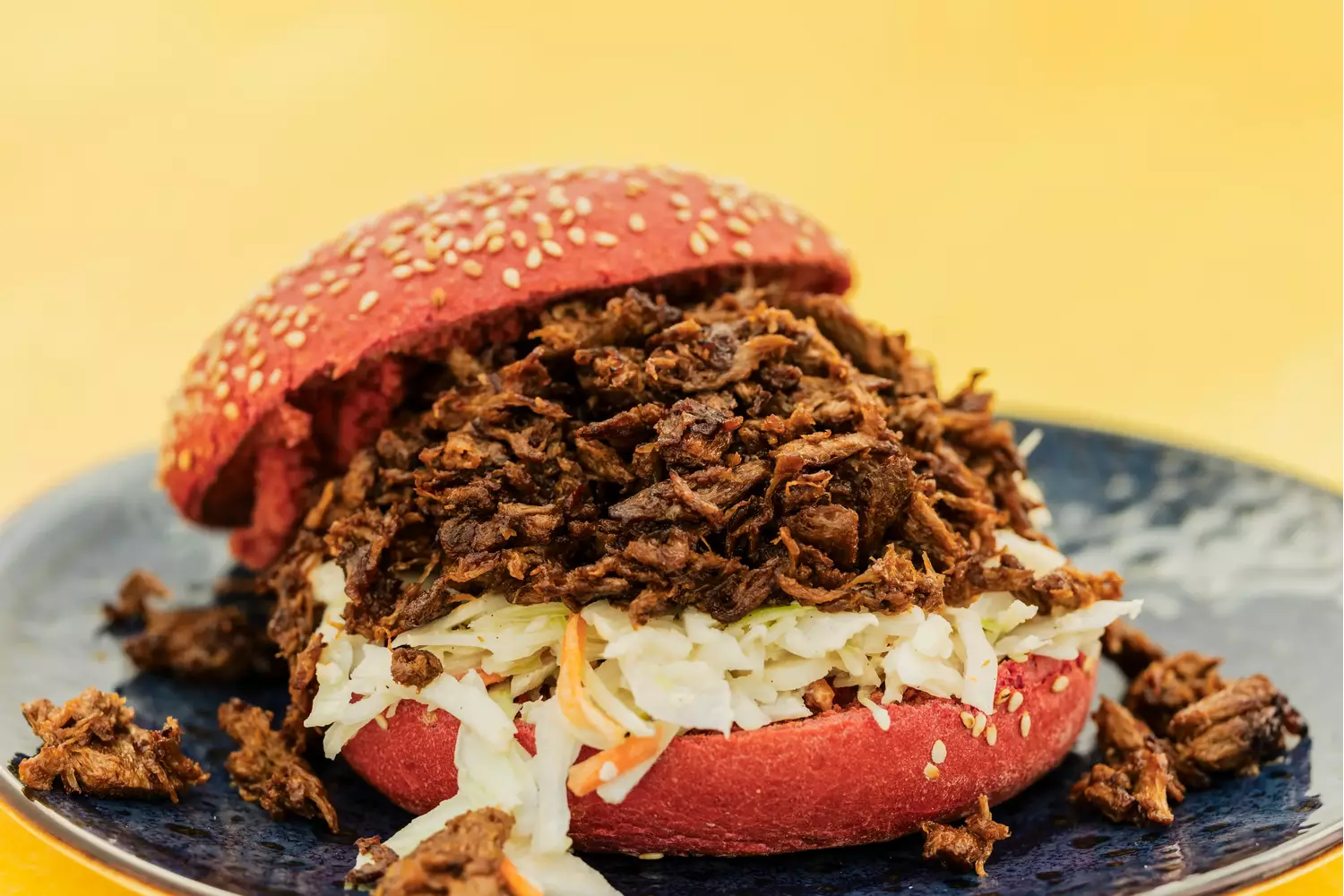 Pulled plant-beef 500gr kist 10 stuks